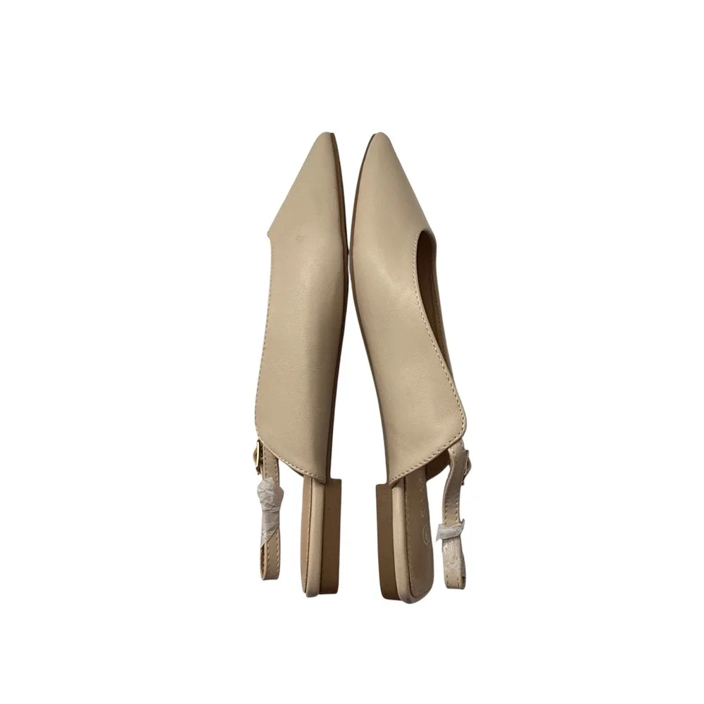 Samilor Women's Comfortable Slingback Pointed Toe Flat Shoes